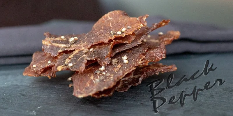 Black Pepper Beef Jerky Chips